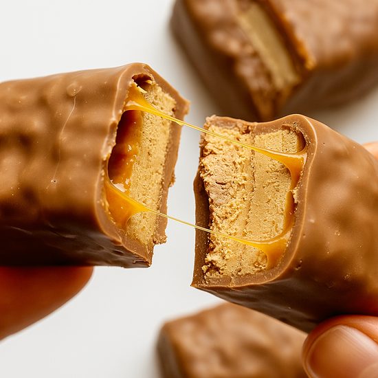 LowCarb proteinová tyčinka s karamelem a nugátem TREC