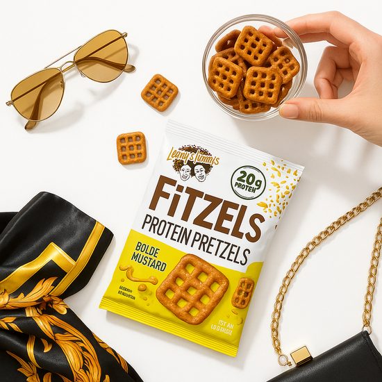 Proteinové preclíky s příchutí hořčice