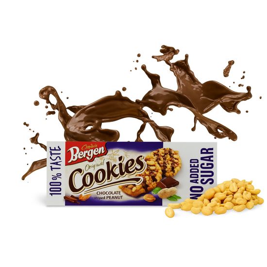 LowCarb sušenky bez přidaného cukru s arašídy a čokoládou