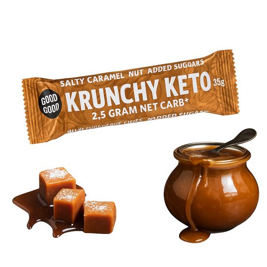 Keto tyčinka Slaný Karamel a Arašídy