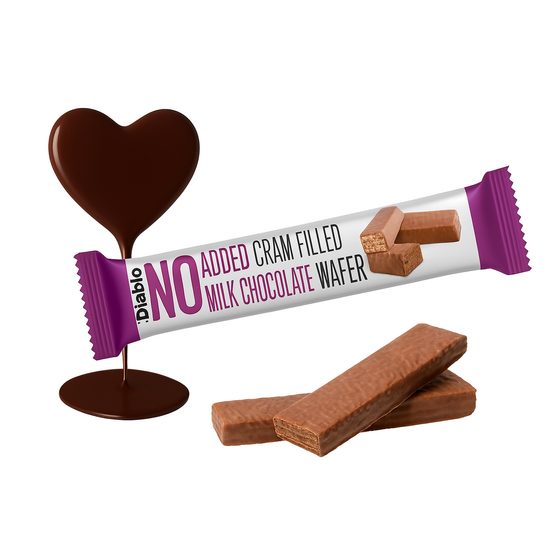 LowCarb oplatek s čokoládovým krémém