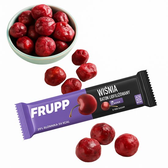 LowCarb lyofilizovaná ovocná tyčinka- třešeň