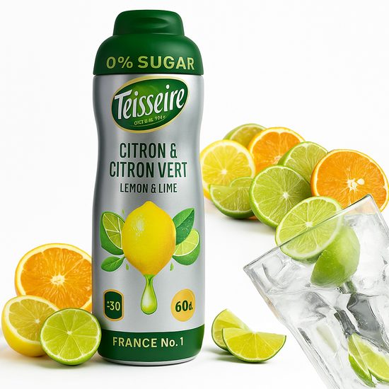 KETO Lahodný sirup - Citron a limetka