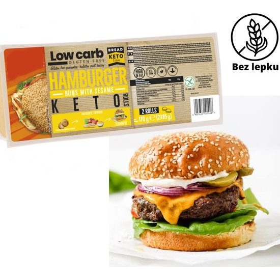 keto housky hamburger