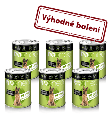 Doxneo Lamb konzerva pro psy s jehněčím 6x400g