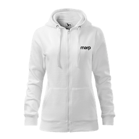 Marp Damen Hoodie Signature - weiß
