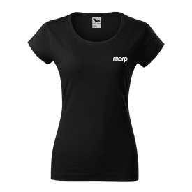 Marp Damen T-Shirt Signature - schwarz