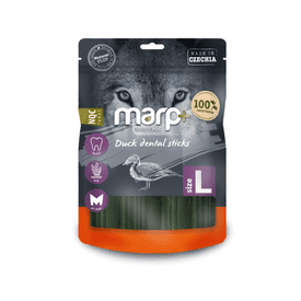Marp Natural Plus - kachní dentální tyčinky s kelpou L