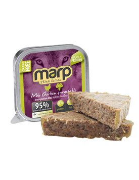 Marp Huhn und Gemüse mischen