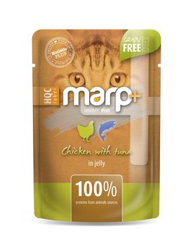 Marp Holistic Plus kapsička pro kočky - Kuře s tuňákem v želé