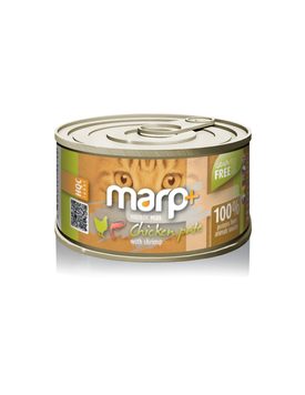 Marp Holistic Plus konzerva pro kočky – Kuřecí paté s krevetami