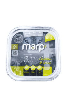 Marp Natural Plus alu tray for dogs chicken and veal