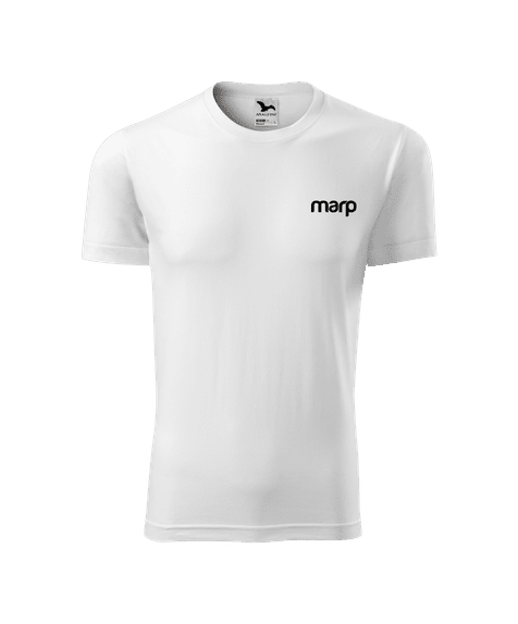 Marp Herren T-Shirt Signature - weiß
