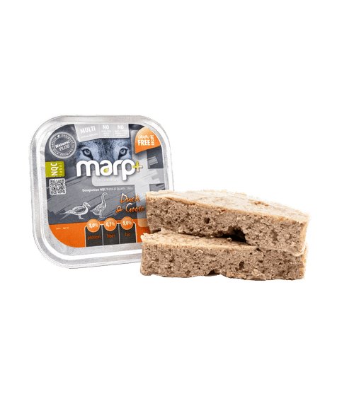 Marp Natural Plus Tray for Dogs – Duck with Goose 12x150g