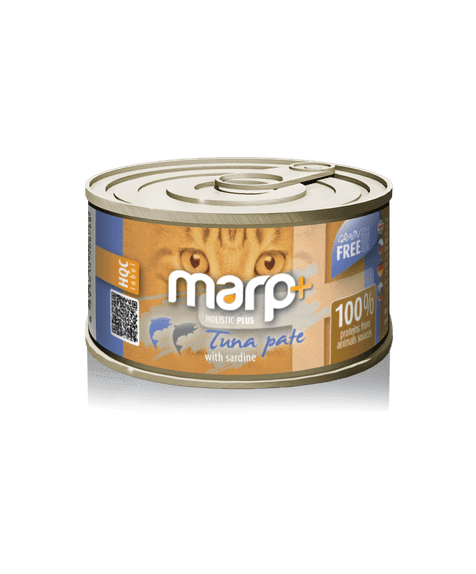 Marp Holistic Plus Canned Cat Food – Tuna Pâté with Sardines