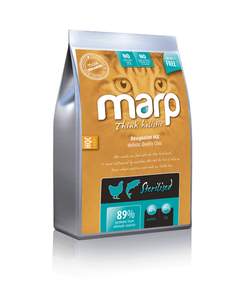 Marp Holistic Sterilised CAT - pro kastrované a starší kočky 2kg