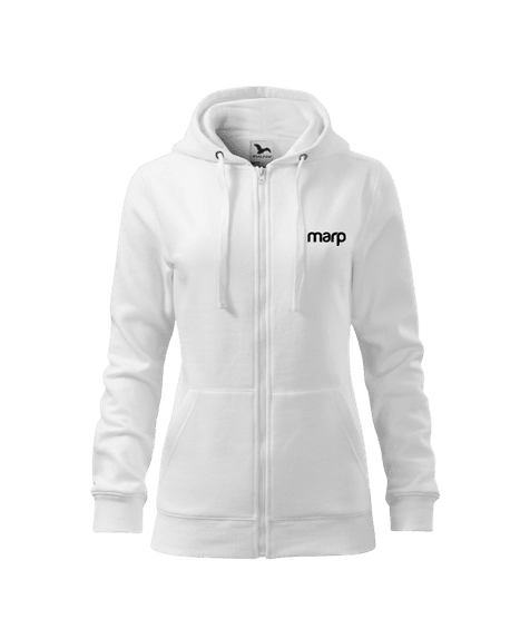 Marp Damen Hoodie Signature - weiß