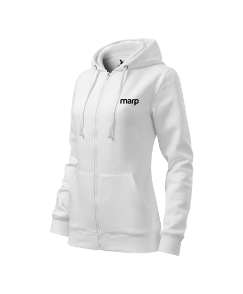 Marp Damen Hoodie Signature - weiß
