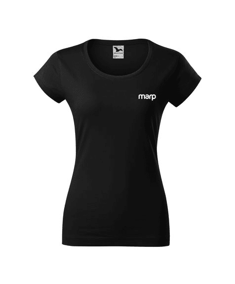 Marp Damen T-Shirt Signature - schwarz