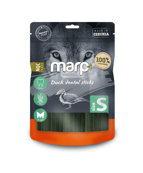 Marp Natural Plus - kachní dentální tyčinky s kelpou S