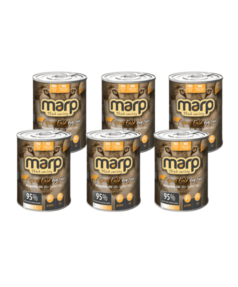 Marp Variety Grass Field Canned Dog Food 6x400g