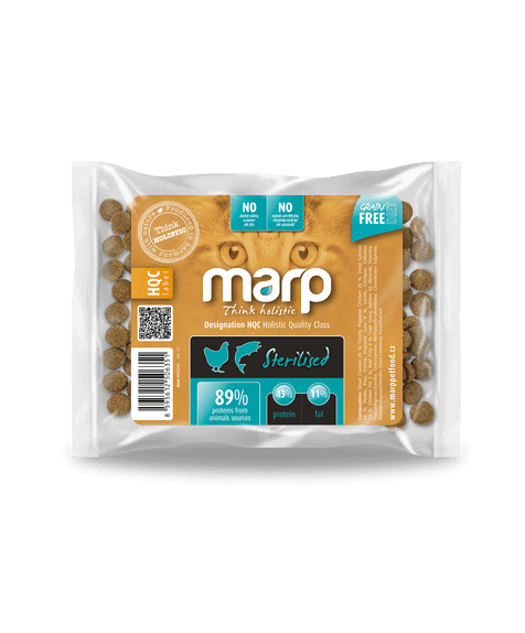 Marp Holistic Sterilised CAT - für kastrierte und ältere Katzen Probe