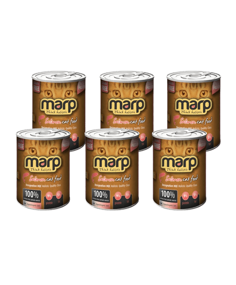 Marp Salmon konzerva pro kočky s lososem 6x370g