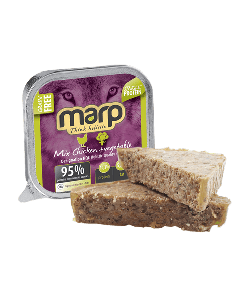 Marp Mix Tray for Dogs – Chicken with Vegetable 16x100g