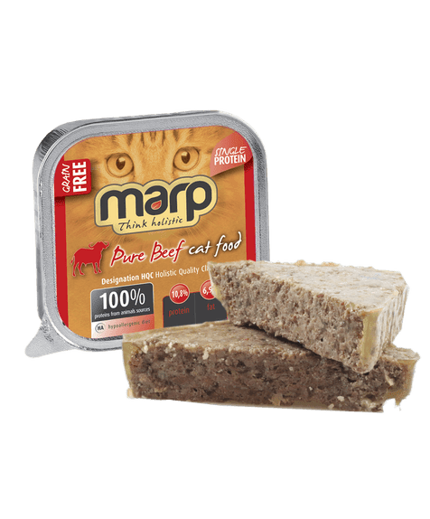 Marp Beef vanička pro kočky s hovězím 16x100g