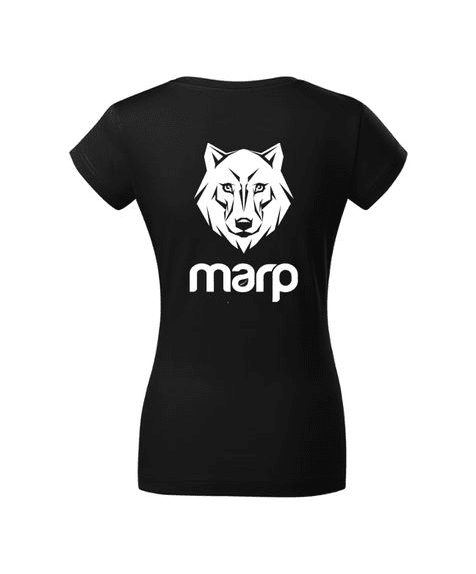 Marp Damen T-Shirt Signature - schwarz