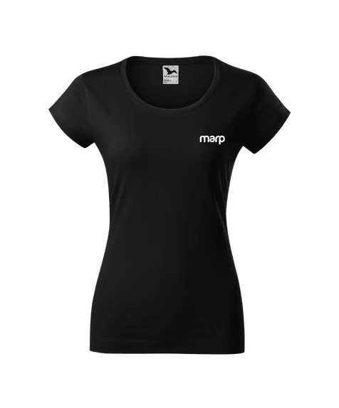 Marp Damen T-Shirt Signature - schwarz