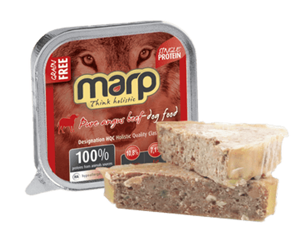 Marp Angus Beef vanička pro psy s hovězím 16x100g (15+1 zdarma)
