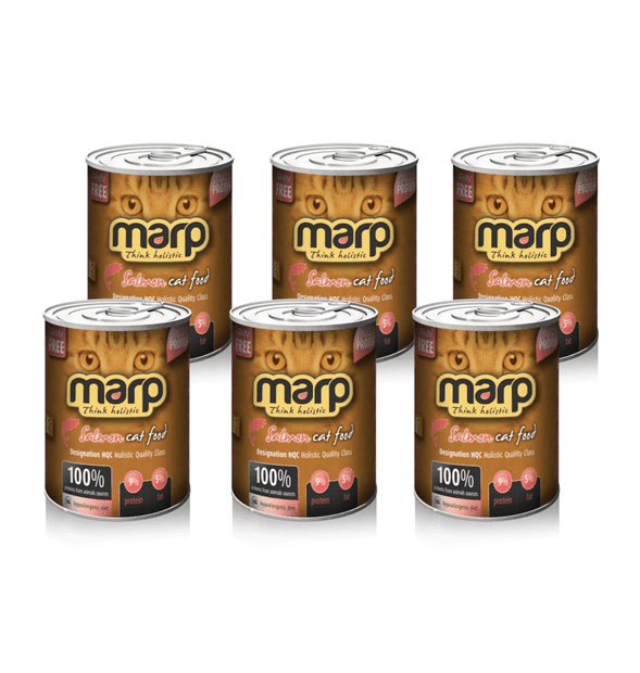 Marp Salmon konzerva pro kočky s lososem 6x370g