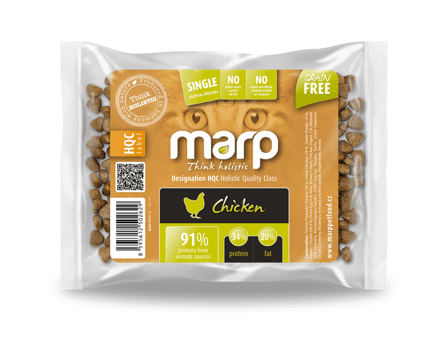 Marp Holistic Chicken CAT - kuřecí bez obilovin pro kočky vzorek
