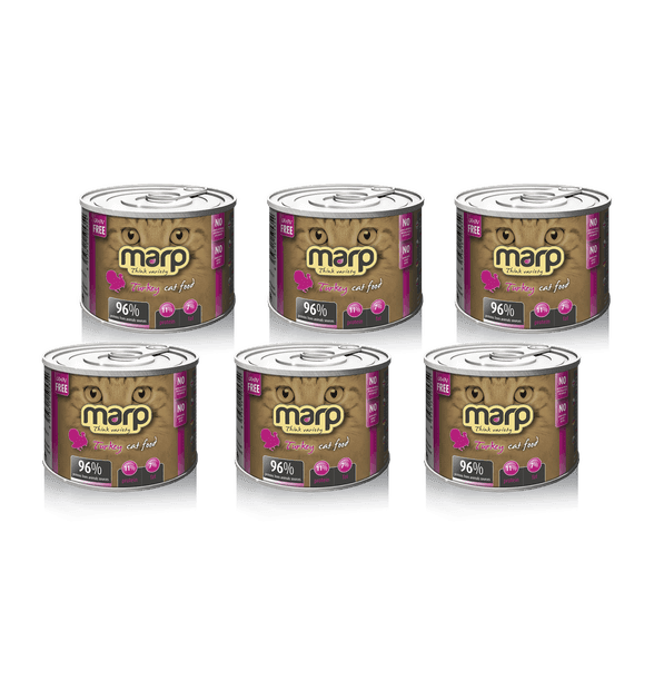 Marp Variety Turkey CAT konzerva pro kočky s krůtou 6x200g