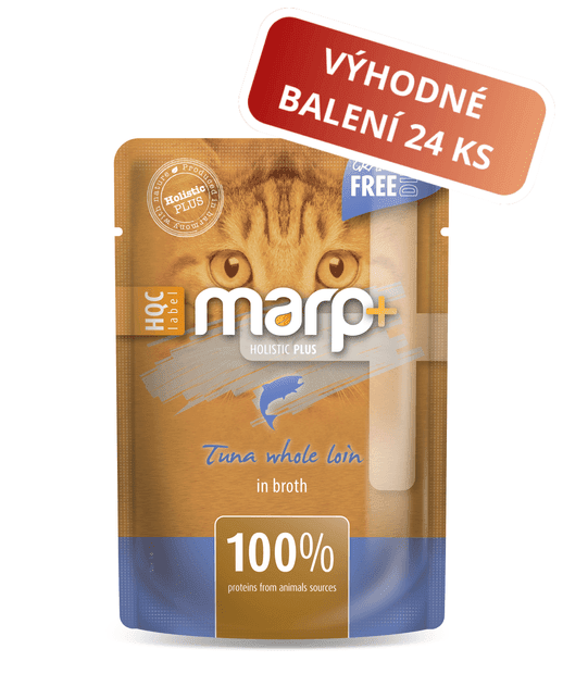 Marp Holistic Plus - Ganze Thunfischlende in Brühe 24x55g
