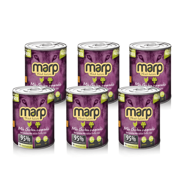 Marp Mix konzerva pro psy kuře+zelenina 6x400g