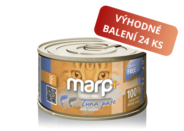 Marp Holistic Plus – Tuna pate with sardine 24x70g