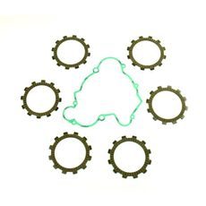 FRICTION PLATES KIT WITH CLUTCH COVER GASKET ATHENA P40230017