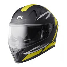 VELOX INTEGRÁLNA PRILBA GMS GRAPHIC MATNÁ ČIERNO-ŽLTÁ