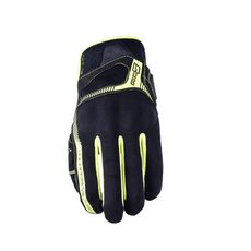 FIVE RS3 BLACK/FLUO PÁNSKE MOTO RUKAVICE 2024