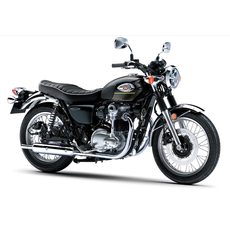 KAWASAKI W800 METALLIC MIDNIGHT GOLD / METALLIC DIABLO BLACK 2025