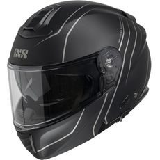 Flip-up helmet iXS iXS 460 FG 2.0 X15901 matt black - grey XS