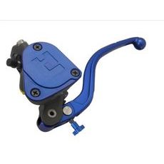 RADIAL CLUTCH MASTER CYLINDER ACCOSSATO PK032 16 X 18 WITH INTEGRATED FLUID RESERVOIR AND RED FIXED LEVER (NUT+LEVER)