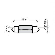 ŽIAROVKA FLOSSER 246510136 6V 18W T15X44