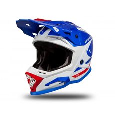 PRILBA UFO ECHUS WHITE/BLUE 2025