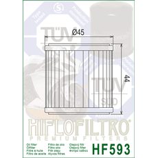 OLEJOVÝ FILTER HIFLOFILTRO HF593