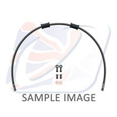 HADICA ZADNEJ BRZDY VENHILL POWERHOSEPLUS KAW-15001RB-BK (1 HADICA V SADE) ČIERNA HADICA,ČIERNE KONCOVKY