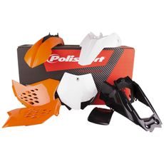 SADA PLASTOV POLISPORT 90450 OEM FARBA PRE KTM SX 65 2012-2015