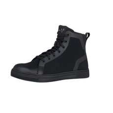 IXS STYLE BLACK MOTO TENISKY